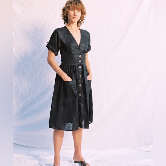 All That Remains is Love Audrey Dress in Noir - Picture 11 of 17